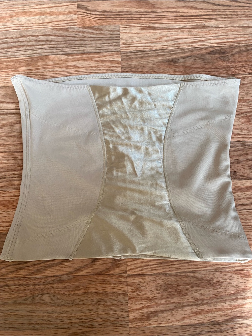Maidenform Nude Shapewear with Metallic Champagne Center Medium Tummy Control